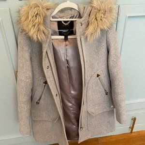 J. Crew Chateau parka Italian stadium-cloth wool